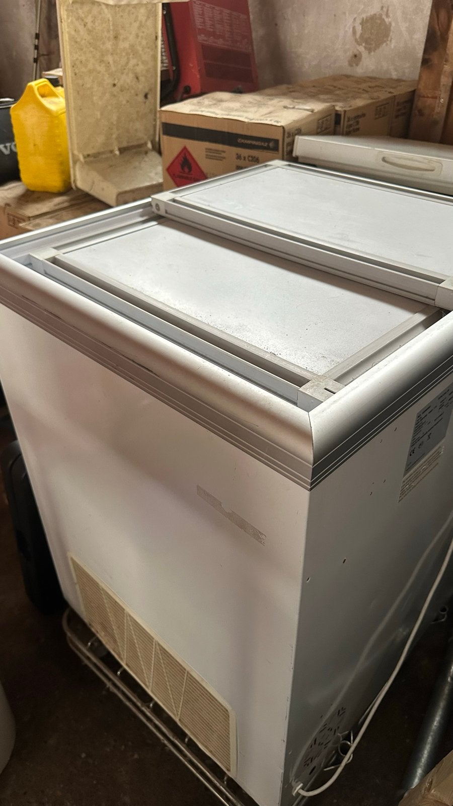 Elcold Vrieskist met schuifdeksels (66x72x86 cm), Ophalen, Vrieskist, Gebruikt, Minder dan 85 cm