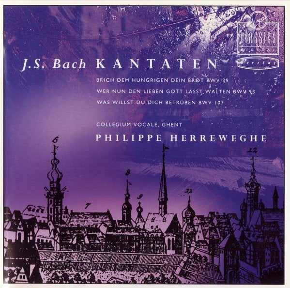 Bach Collegium Vocale, Gent, Philippe Herreweghe – Kantaten, Ophalen of Verzenden, Barok, Gebruikt, Overige typen