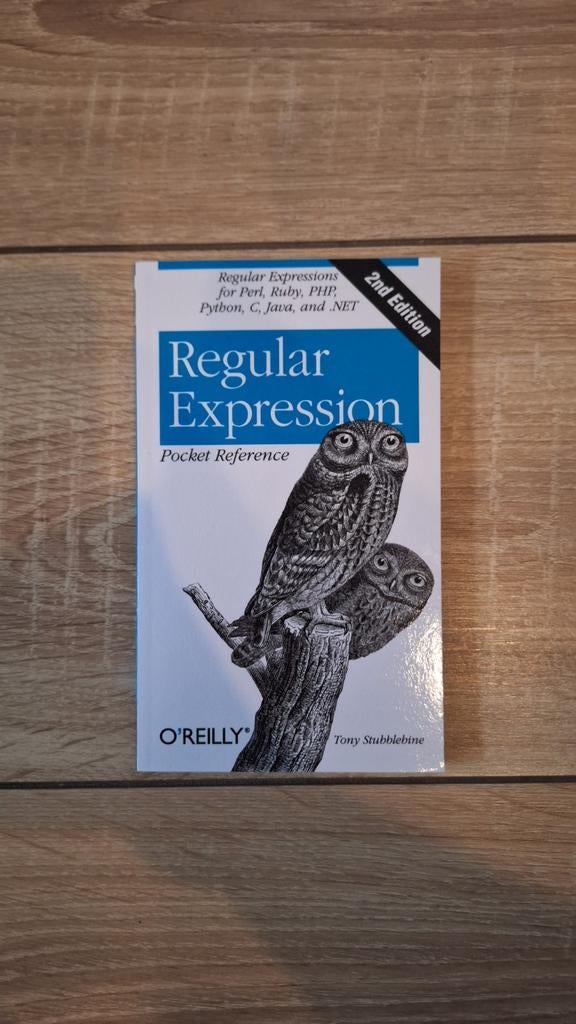 Regular Expression Pocket Reference - O'Reilly, Boeken, Ophalen of Verzenden, Zo goed als nieuw, Programmeertaal of Theorie, Tony Stubblebine