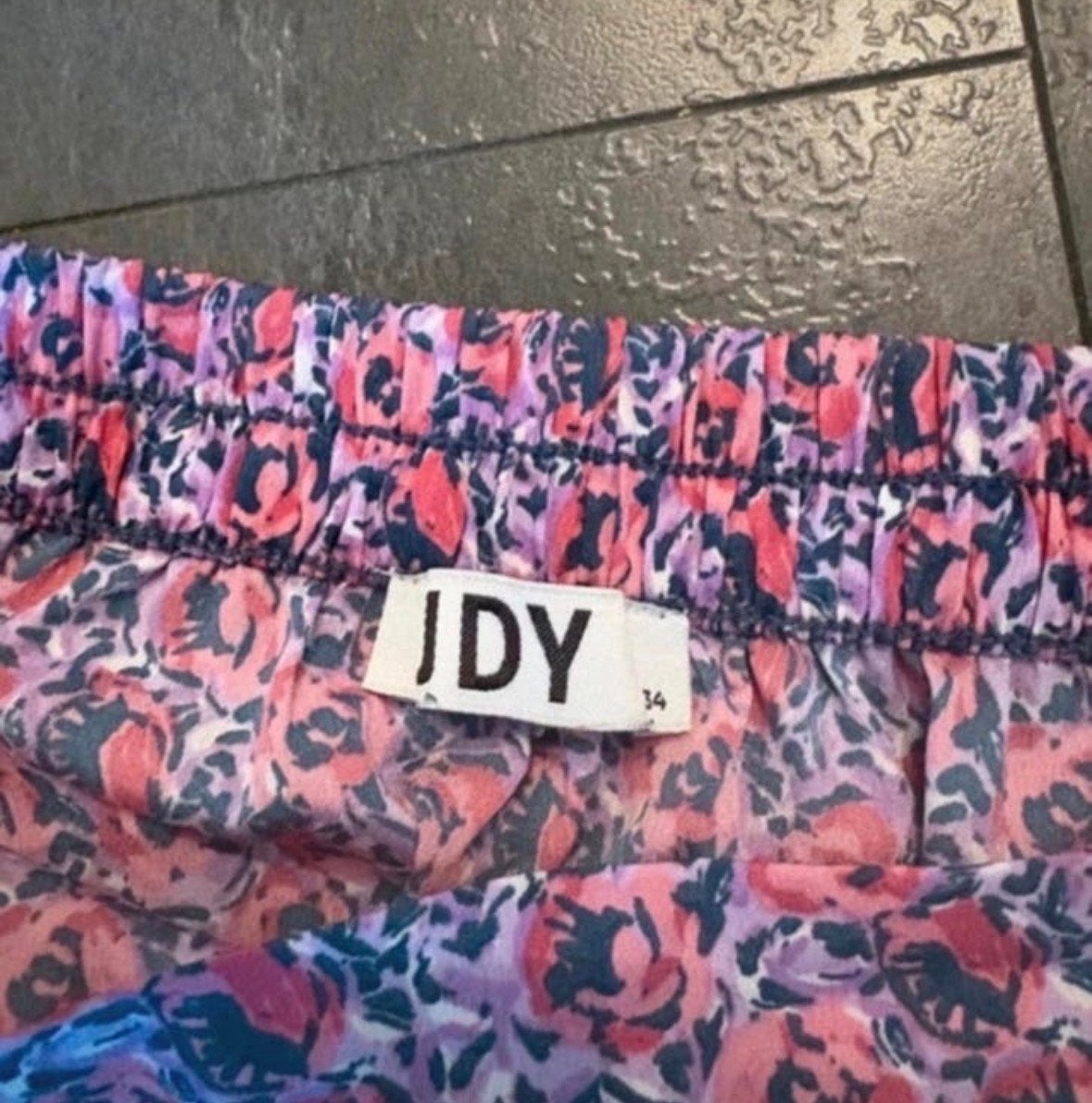 JDY Bloemenprint Minirokje Maat 34 (XS), Meerkleurig, Ophalen of Verzenden, Zo goed als nieuw, Maat 34 (XS) of kleiner