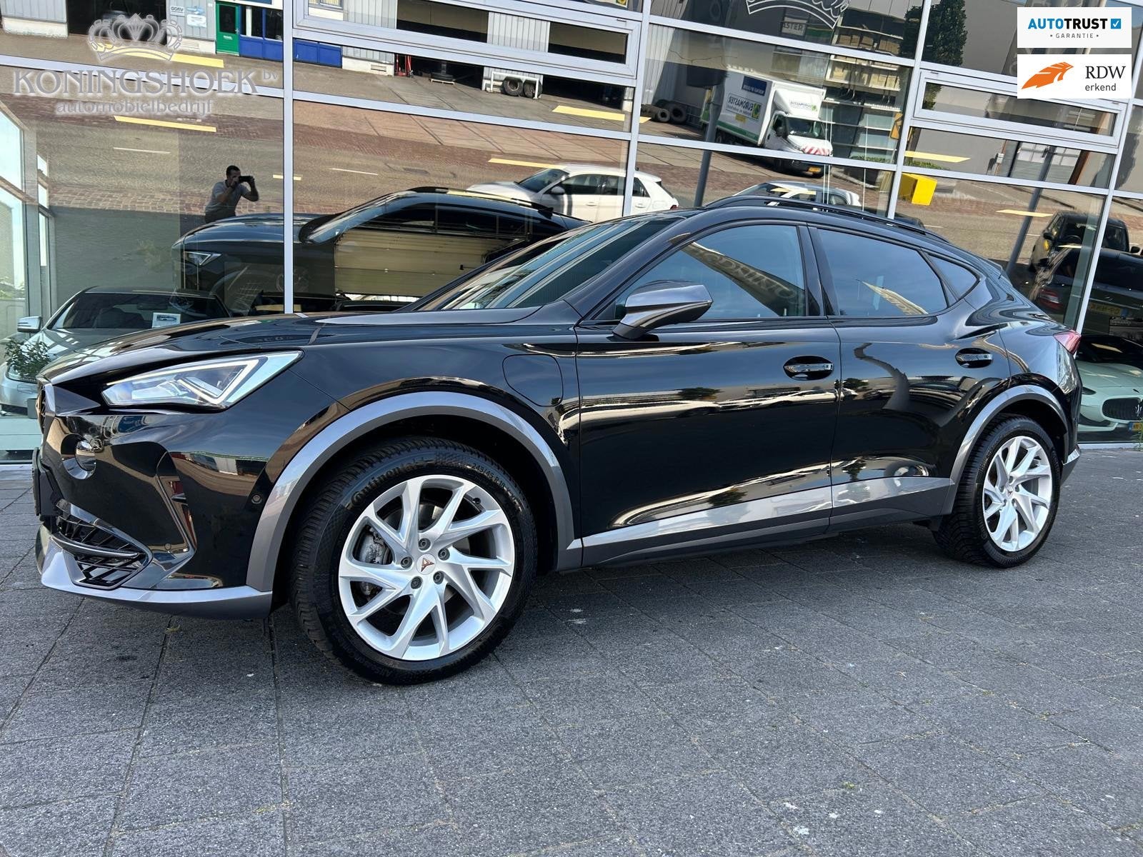 Cupra Formentor 1.4 e-Hybrid Business, Auto's, Cupra, Gebruikt, 4 cilinders, Leder en Stof, Zwart