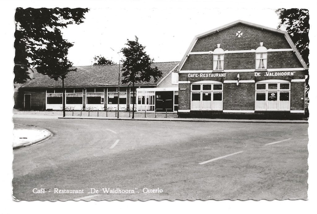 BF124-Otterlo,Restaurant De Waldhoorn,, Verzenden, 1940 tot 1960, Gelopen, Gelderland