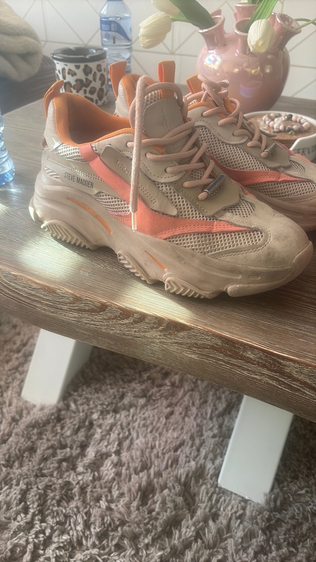 Steve madden gympen maat 40, Kleding | Dames, Beige, Ophalen of Verzenden, Sneakers of Gympen, Gedragen