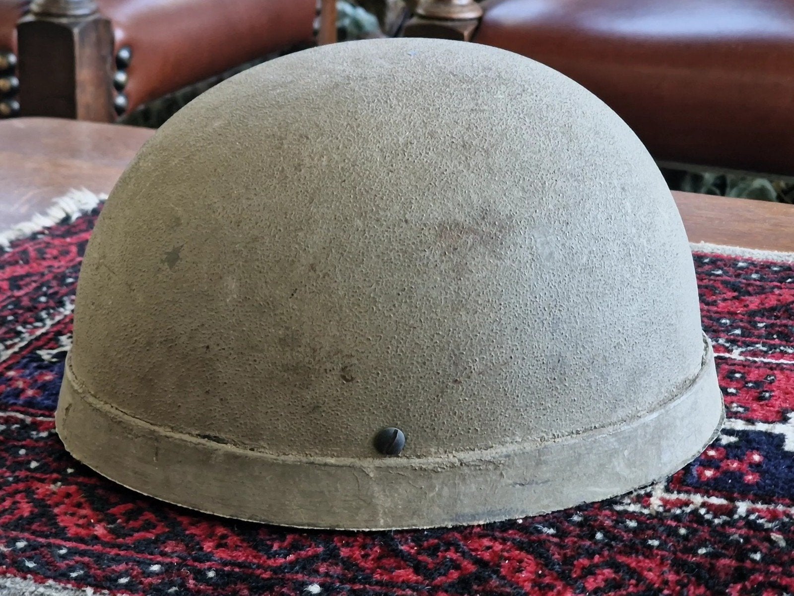 1942 Fibre Rim Dispatch rider helmet mint untouced, Ophalen, Landmacht, Engeland, Helm of Baret