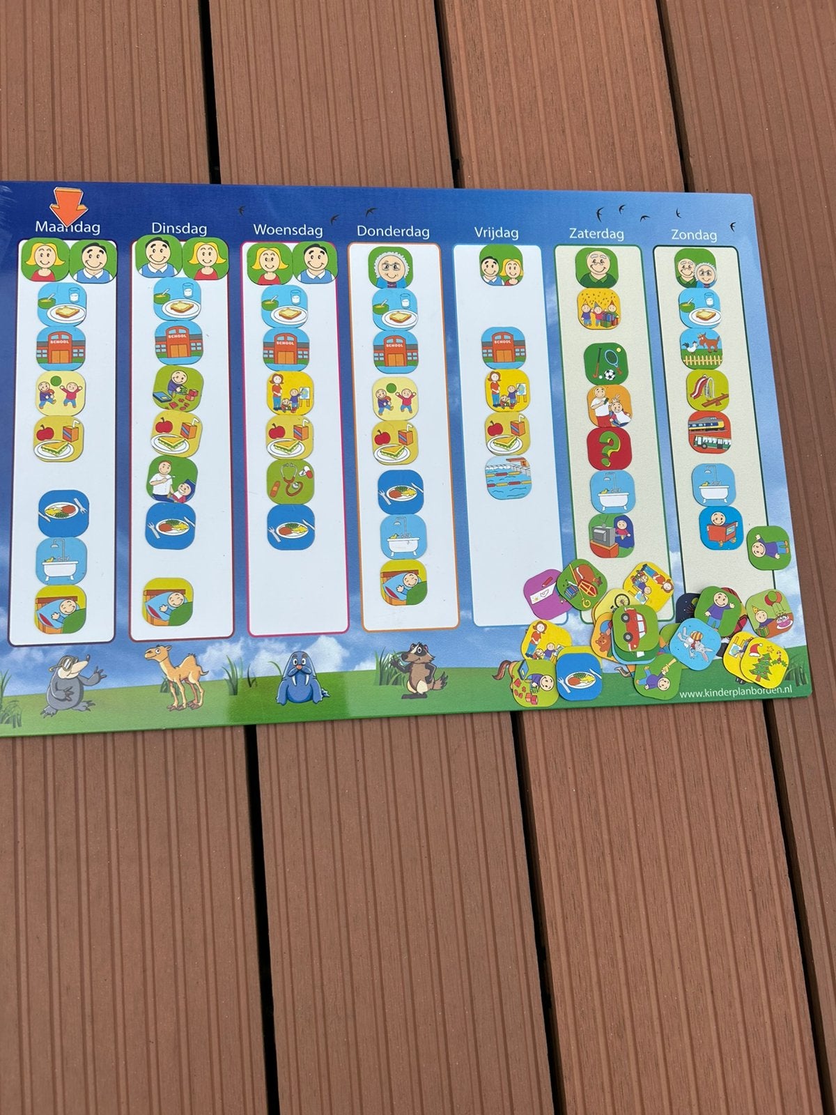 Weekplanner voor kinderen, Ophalen, Gebruikt, Ontdekken