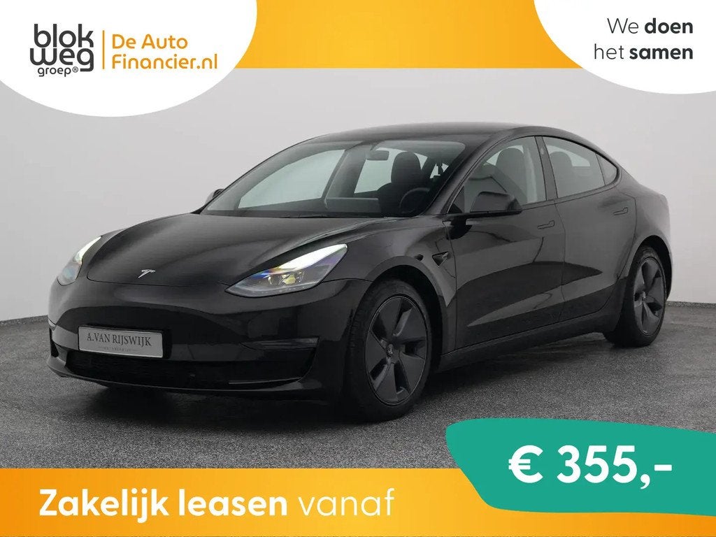 Tesla Model 3 € 26.700,00, Automaat, Gebruikt, Zwart, Leder