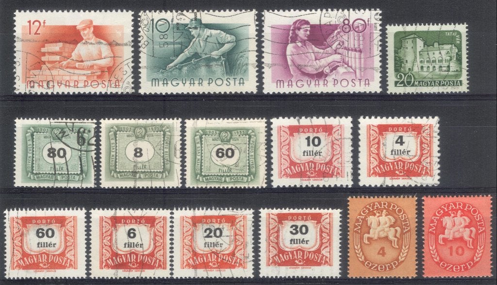 Hongarije (3), Verzenden, Gestempeld