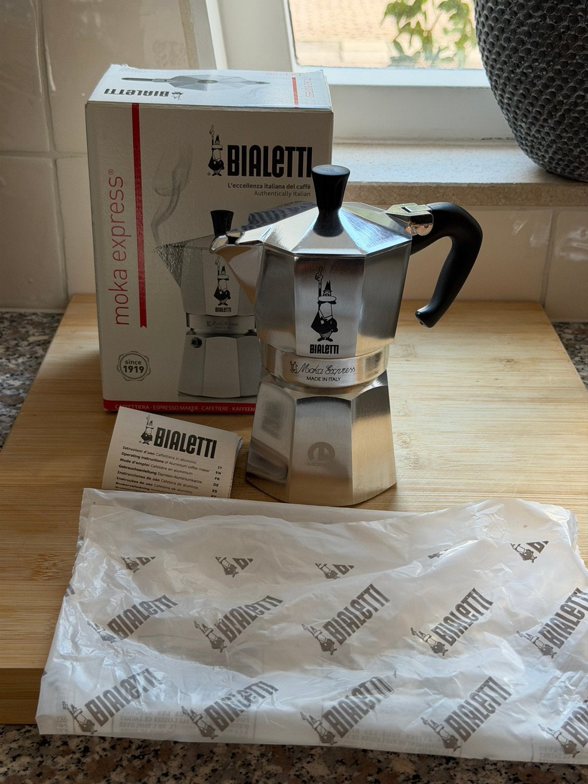 Bialetti moka express nieuw!, Witgoed en Apparatuur, Overige modellen, Overige typen, Nieuw, Ophalen of Verzenden