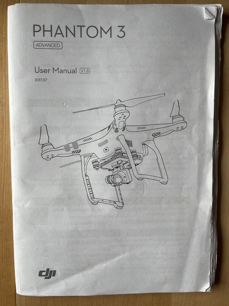 Dji phantom 3 Advanced, Gebruikt, 15 tot 30 minuten, DJI, 1 tot 5 kilometer