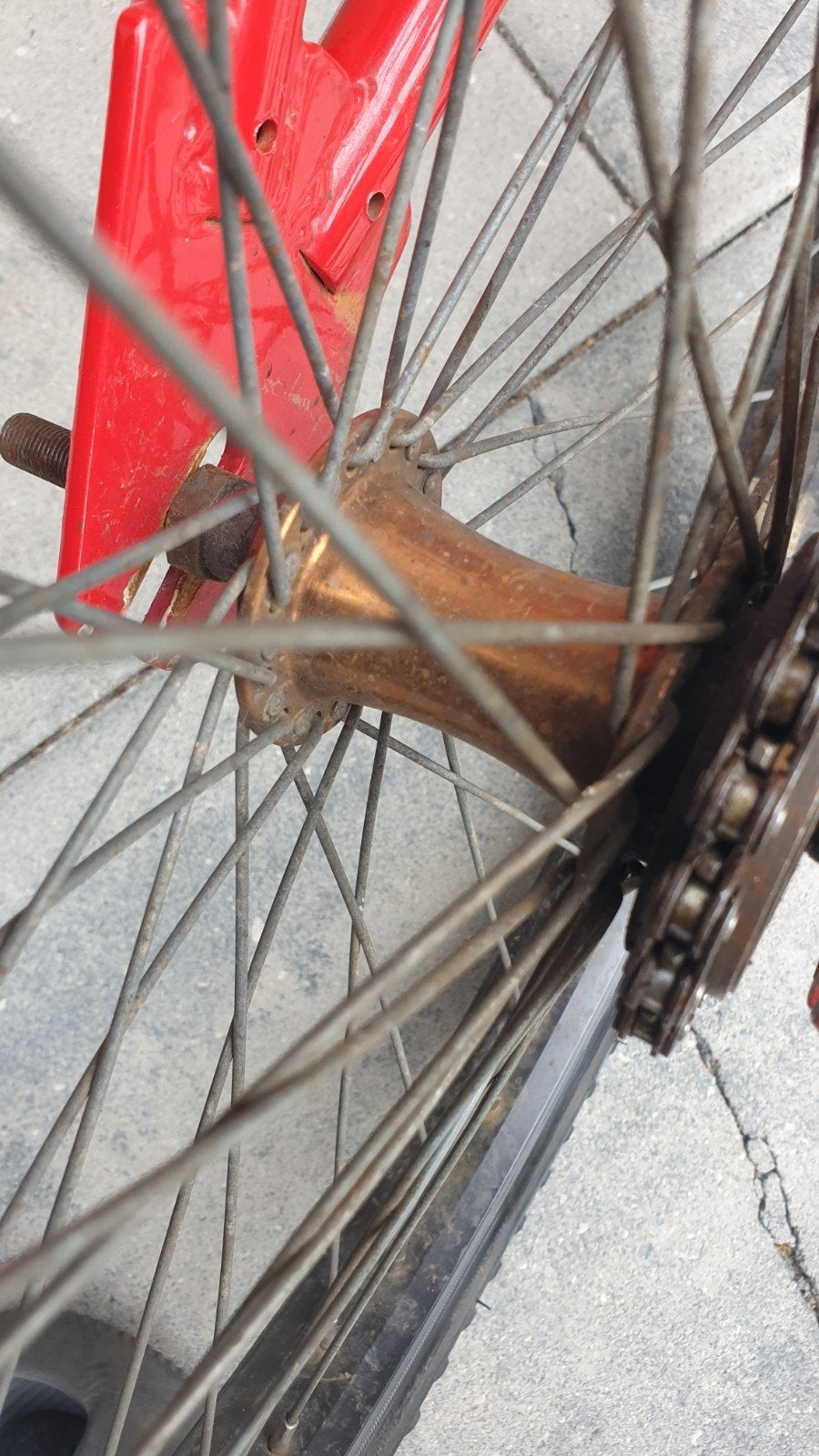 Mooi build bmx rood blouw, Ophalen of Verzenden