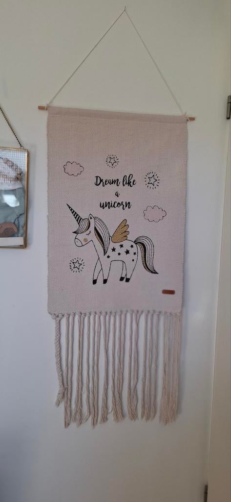 Unicorn / Eenhoorn wandkleed, Ophalen of Verzenden, Zo goed als nieuw
