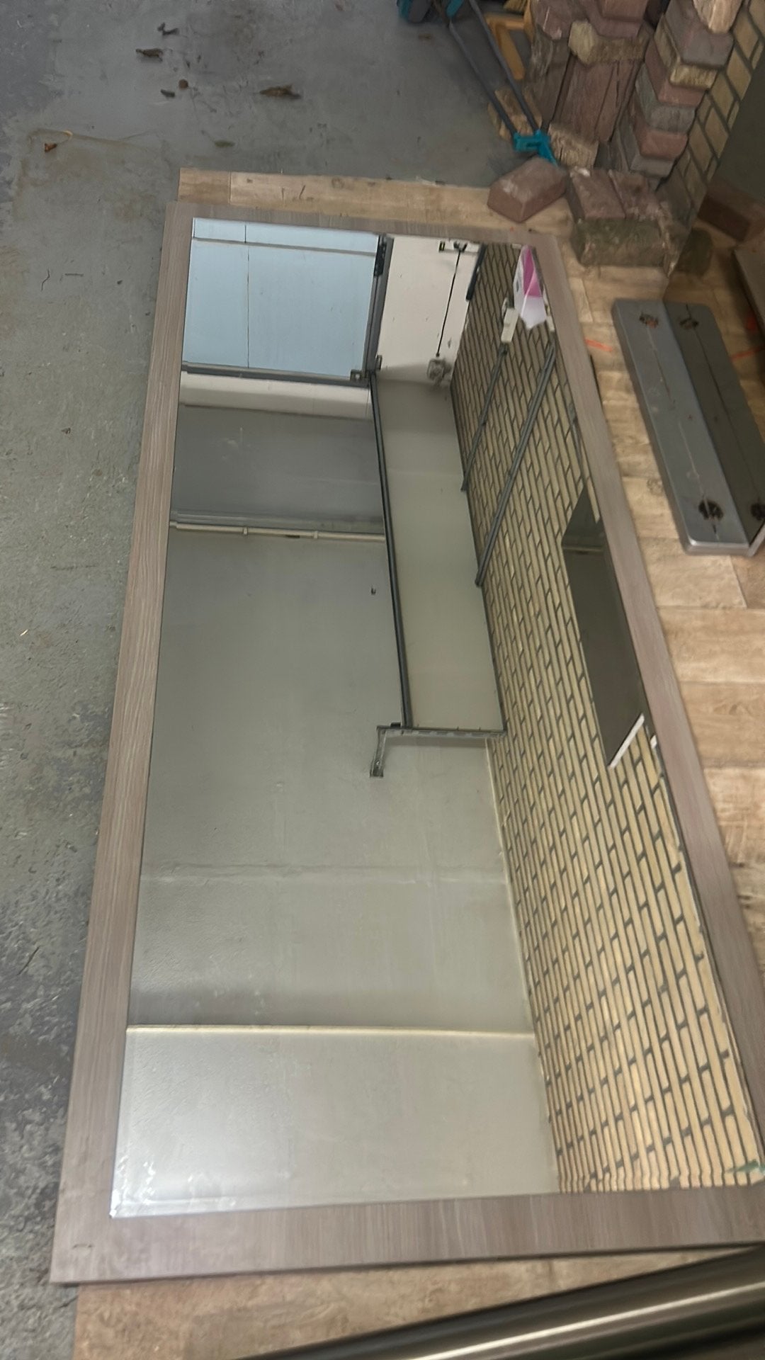 Spiegel, Huis en Inrichting, Ophalen, Gebruikt, 200 cm of meer, 100 tot 125 cm