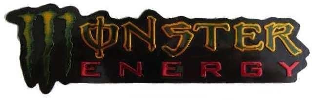 Monster Energy metallic sticker #6, Motoren, Verzenden