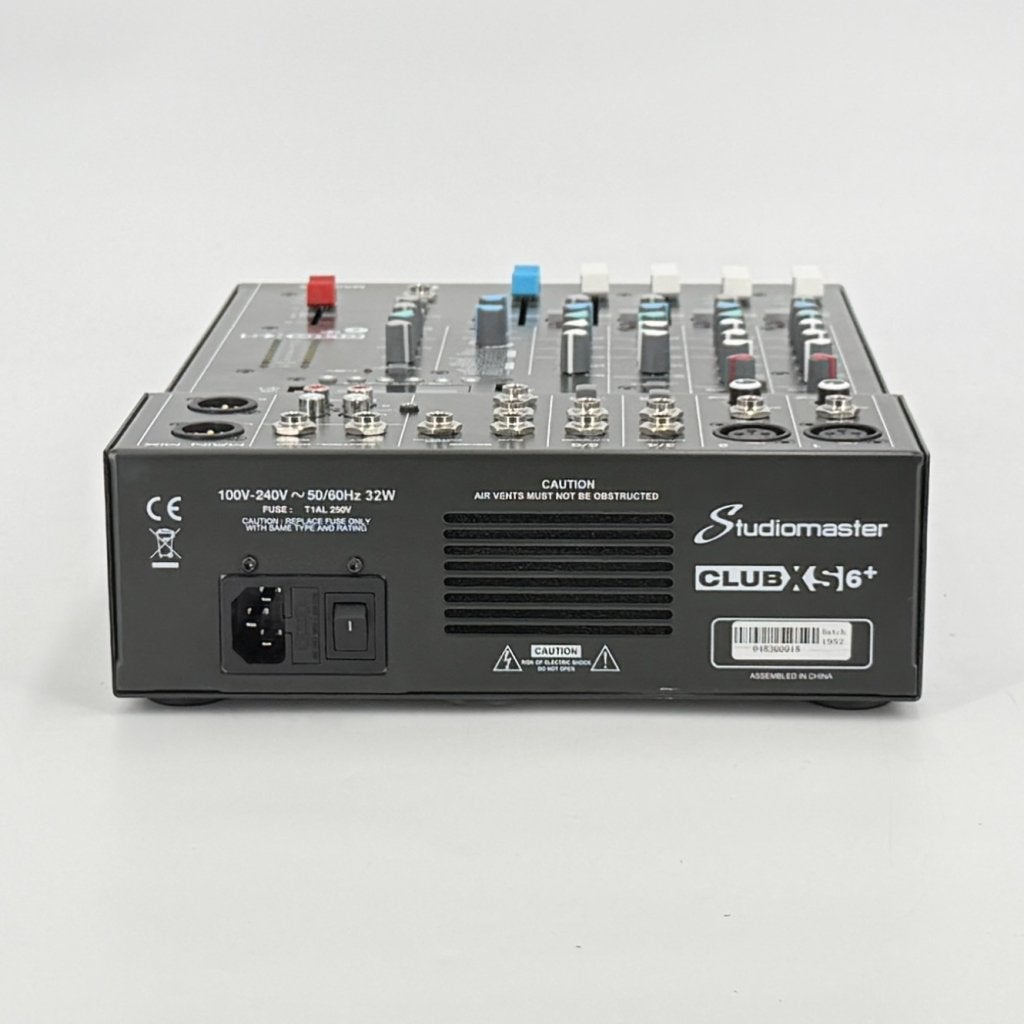 Studiomaster Club XS 6+ Mixer, Flex Ltd., Gebruikt, https://flex.com/contact-us, Nobelstraat 10, 5807 GA Oostrum LB, Limburg, Nederland