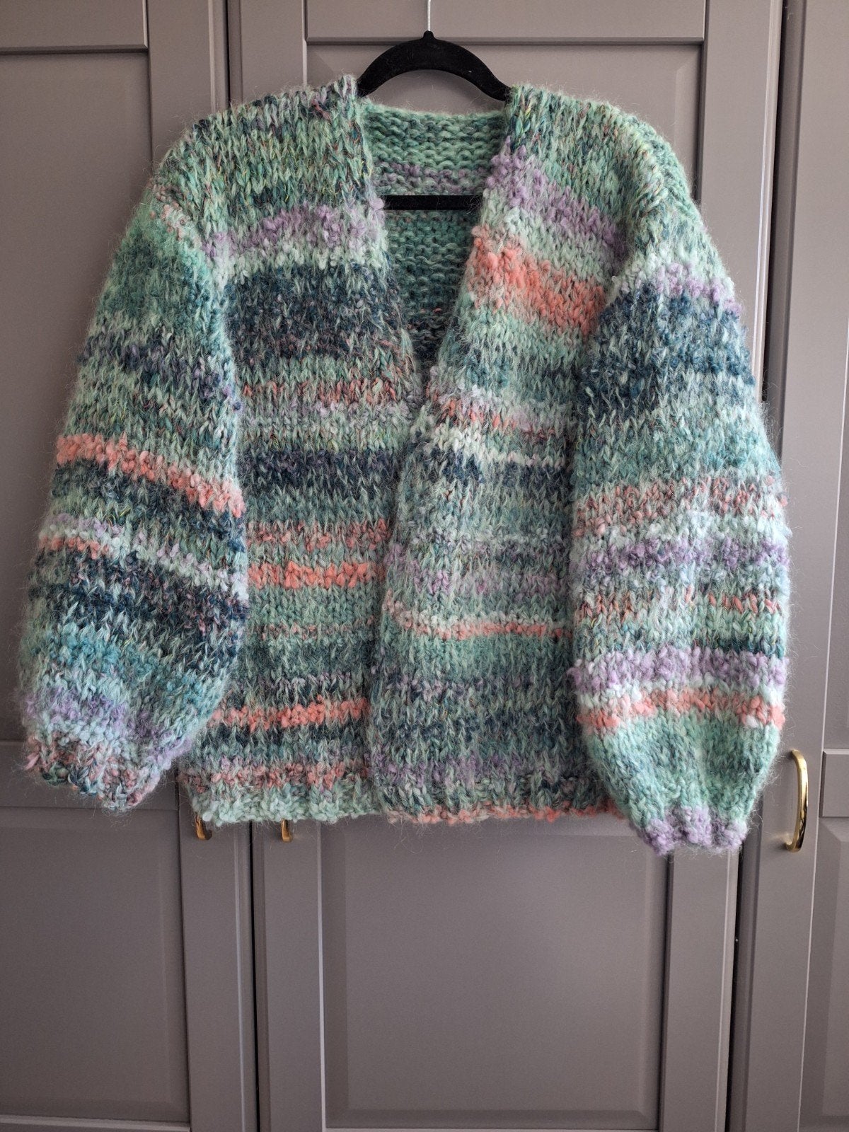 Nieuw handgemaakt mohair vest, een maat, Kleding | Dames, Truien en Vesten, Ophalen of Verzenden, Nieuw, Maat 42/44 (L), Groen