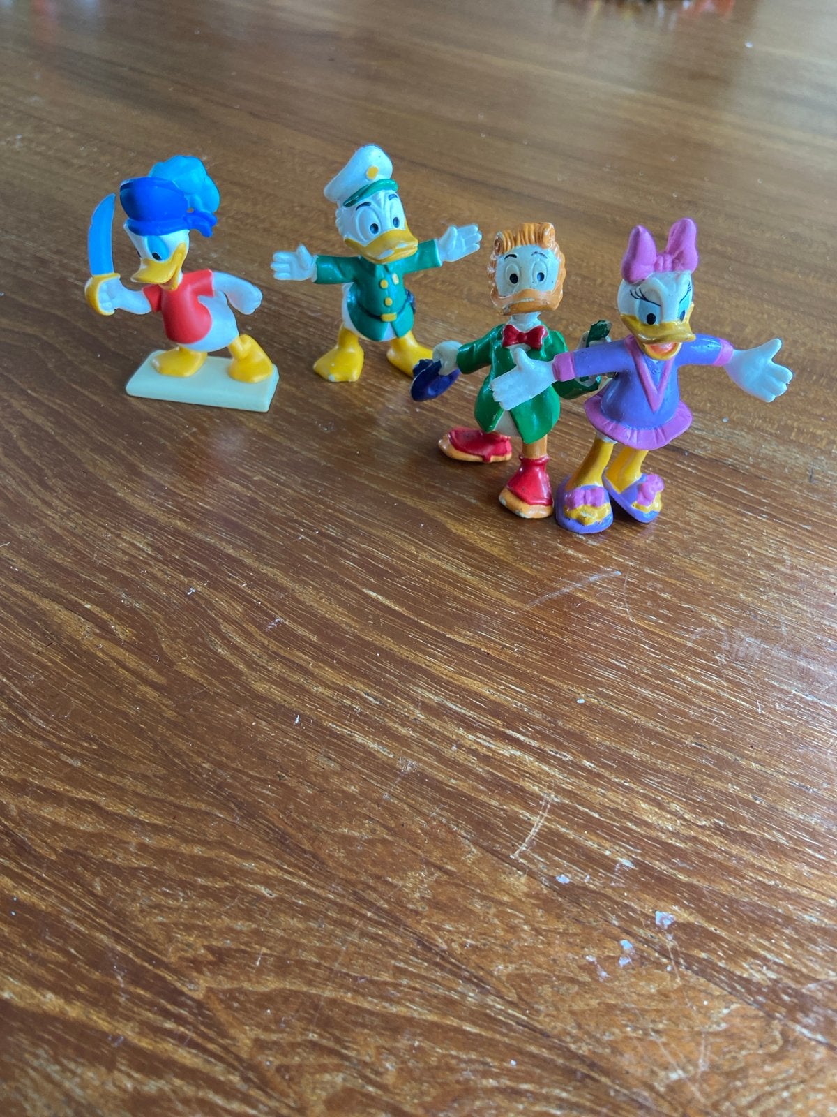 Disney figuren: Donald Duck, Dagobert Duck, Katrien Duck, Ophalen of Verzenden, Gebruikt