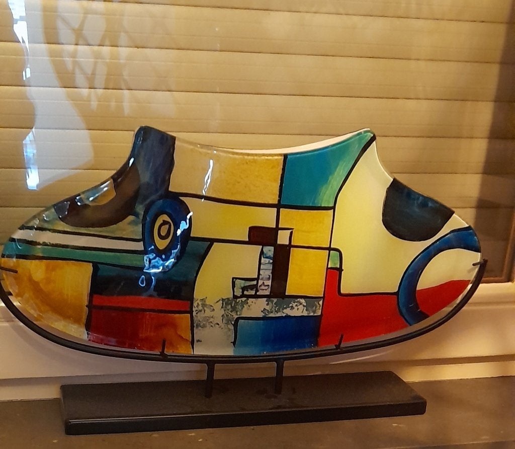 Decoratie, Huis en Inrichting, Ophalen of Verzenden, Zo goed als nieuw, Meerkleurig, Glas