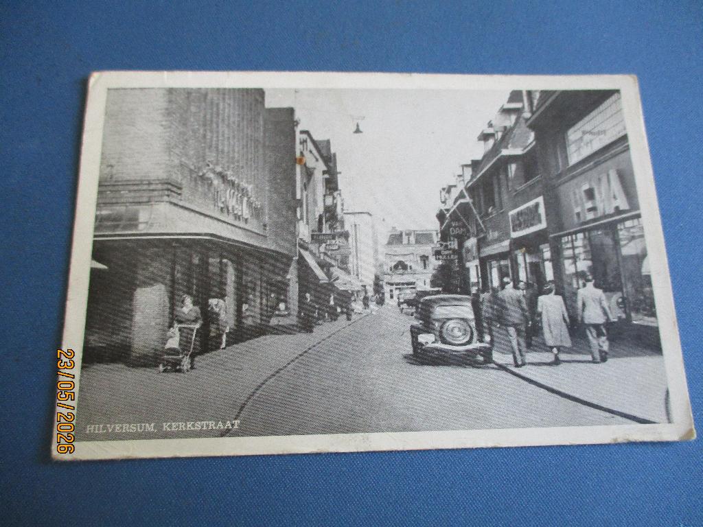 Hilversum (1949), Verzamelen, Ansichtkaarten | Nederland, Verzenden, Voor 1920, Gelopen, Noord-Holland