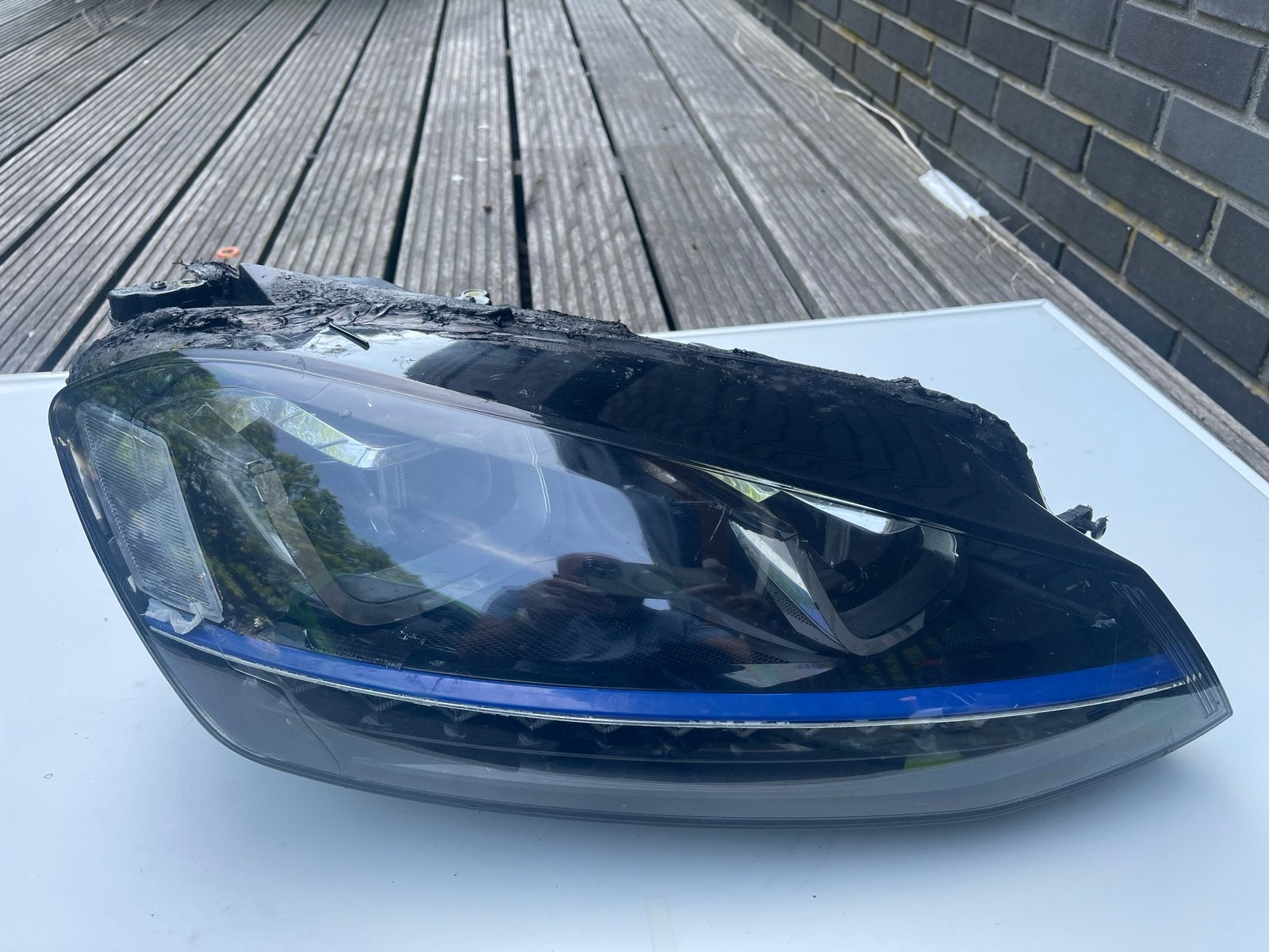 Volkswagen Golf 7 gte   LED koplamp rechts (defect), Auto-onderdelen, Ophalen, Gebruikt, Volkswagen