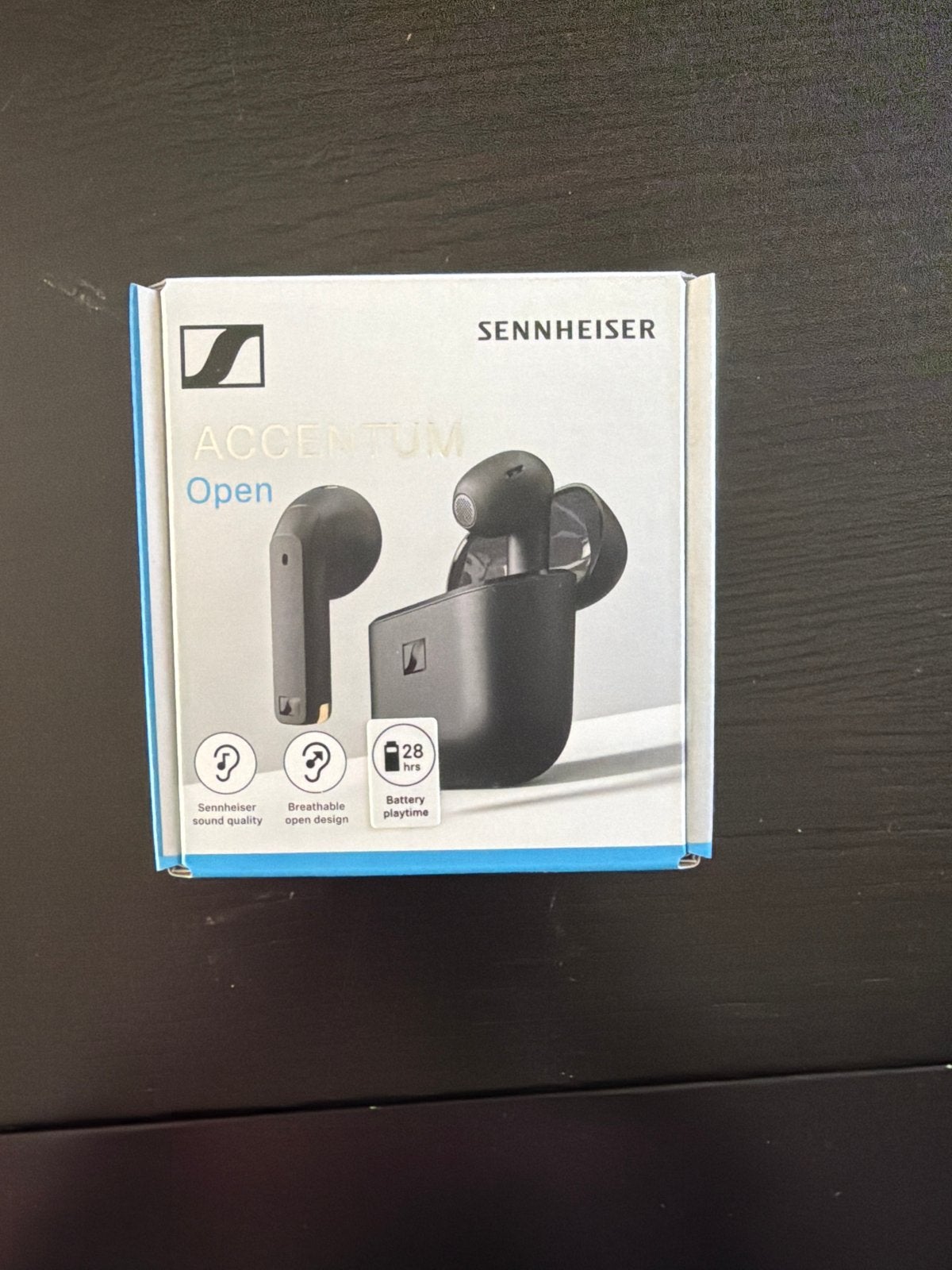Sennheiser Accentum Open Draadloze Oordopjes Zwart, Audio, Tv en Foto, Koptelefoons, Bluetooth, Sennheiser, Nieuw, Ophalen of Verzenden