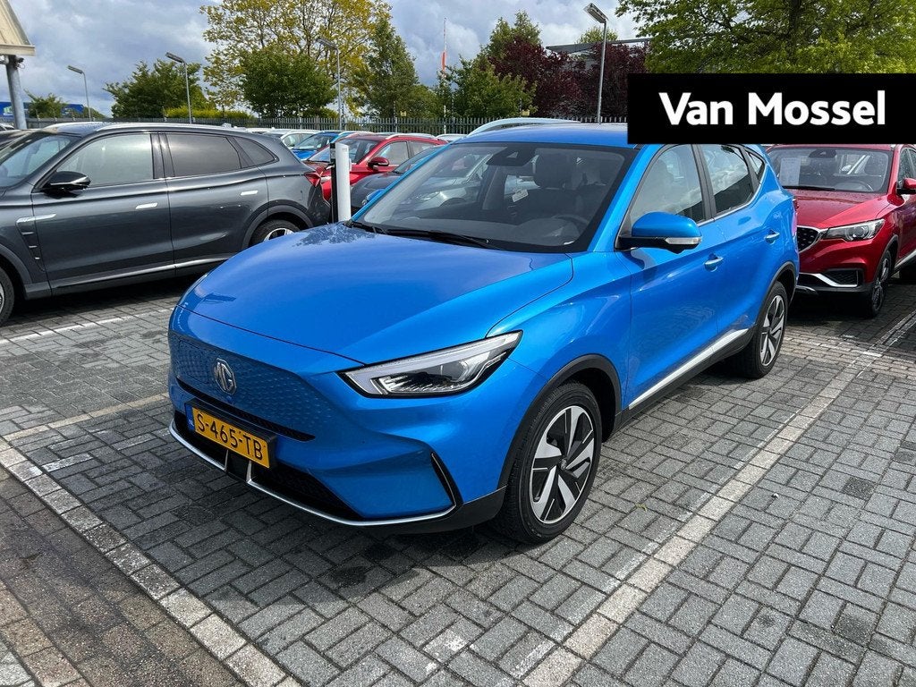 MG ZS EV Long Range Luxury 70 kWh | Navi | Leder | Panoramad, Auto's, MG, Bedrijf, Te koop, ZS, 360° camera, ABS, Adaptive Cruise Control