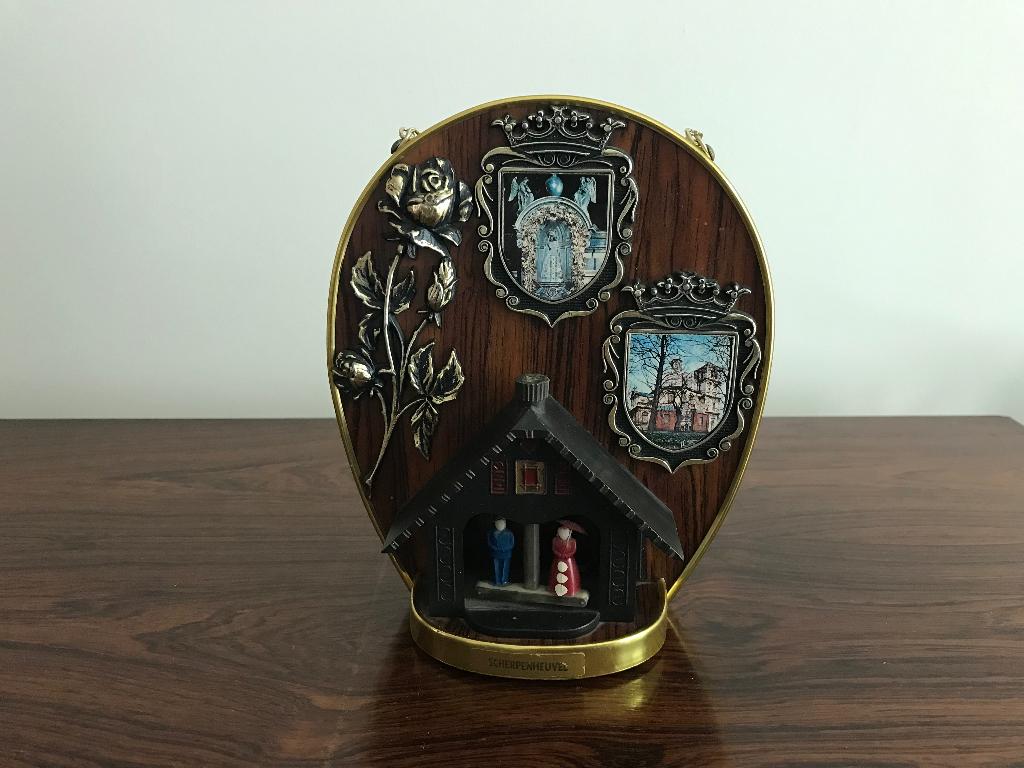 Souvenir Scherpenheuvel met weerhuisje weer huisje, Antiek en Kunst, Ophalen of Verzenden