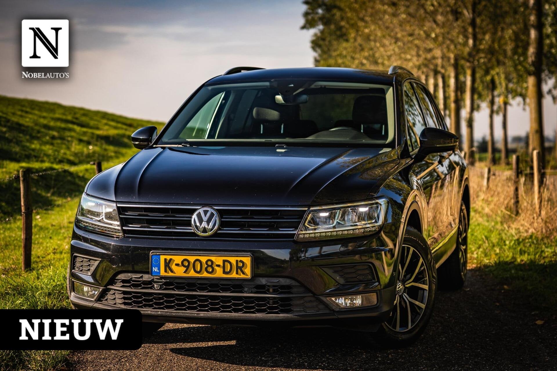 Volkswagen Tiguan 1.4 TSI ACT Comfortline Business R|Virtual, Auto's, Euro 6, 4 cilinders, Zwart, Adaptive Cruise Control