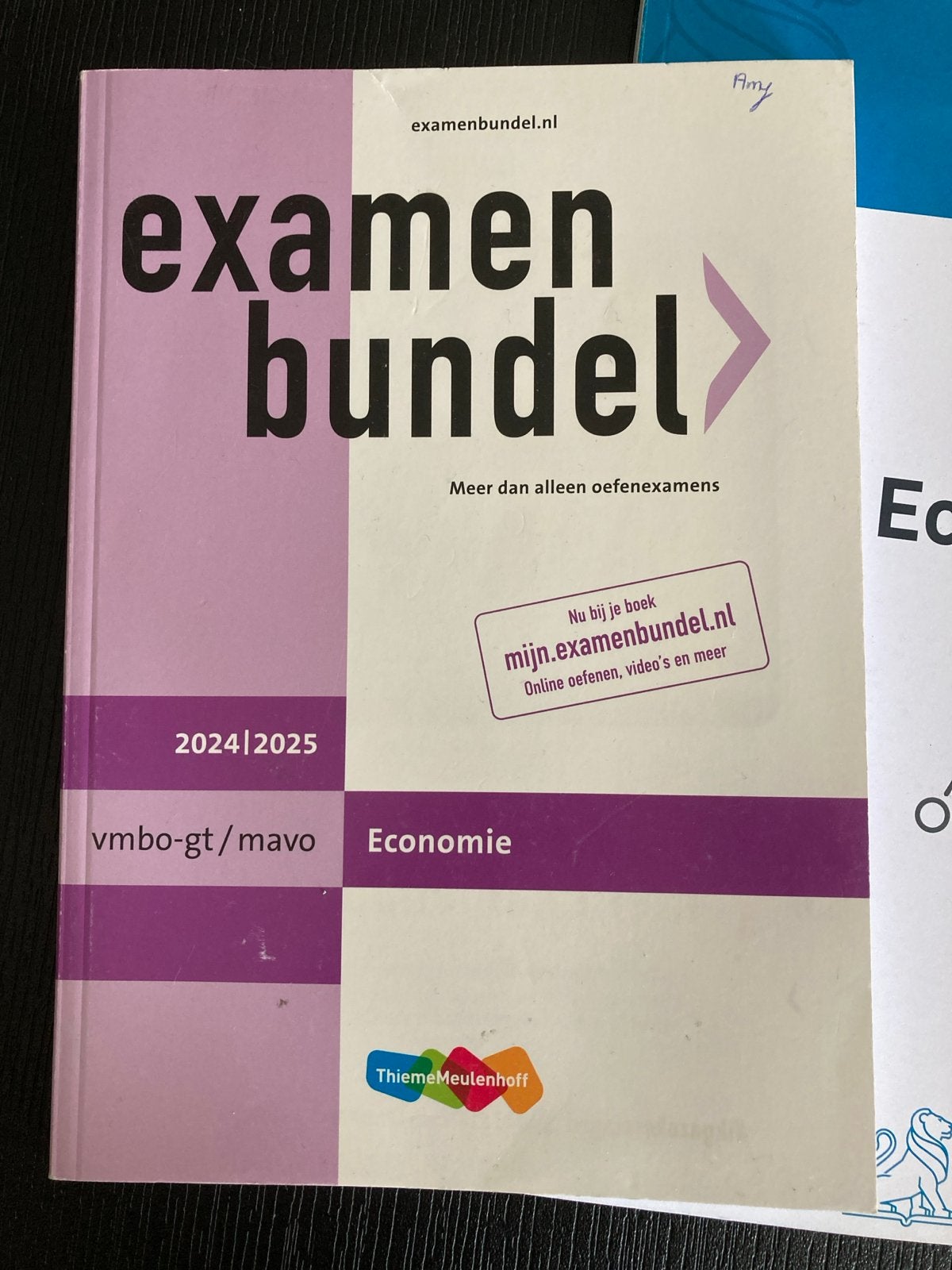 Examenbundel Economie VMBO-GT/MAVO 2024/2025 + Luzac Samenva, Boeken, Schoolboeken, Ophalen of Verzenden, Zo goed als nieuw, VMBO