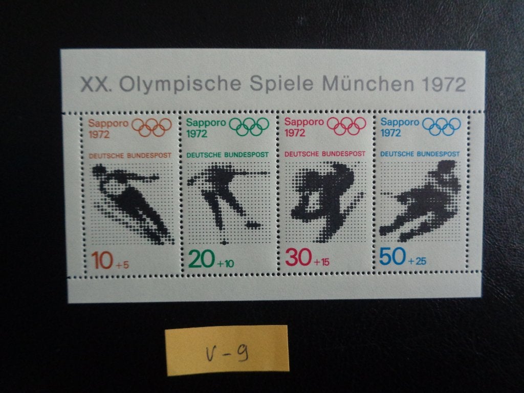 brd - olympische spelen sapporo / postfris 1971 (v-9), Ophalen of Verzenden, BRD, Postfris