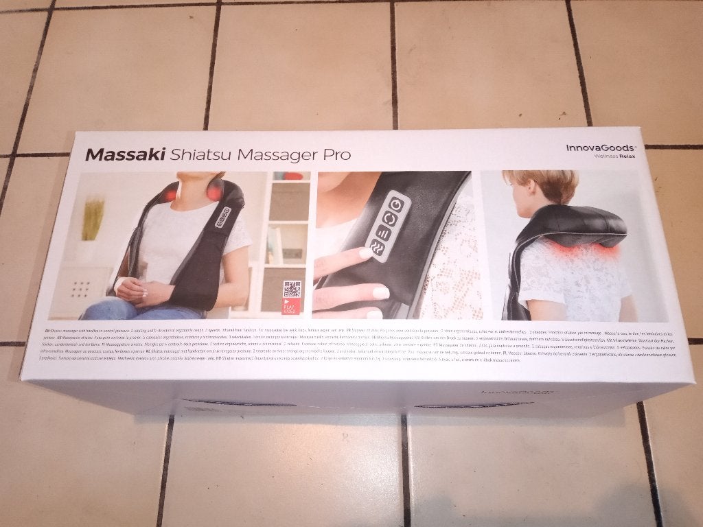 Shiatsu massageapparaat met warmtefunctie - InnovaGoods, Ophalen of Verzenden, Nieuw, Apparaat