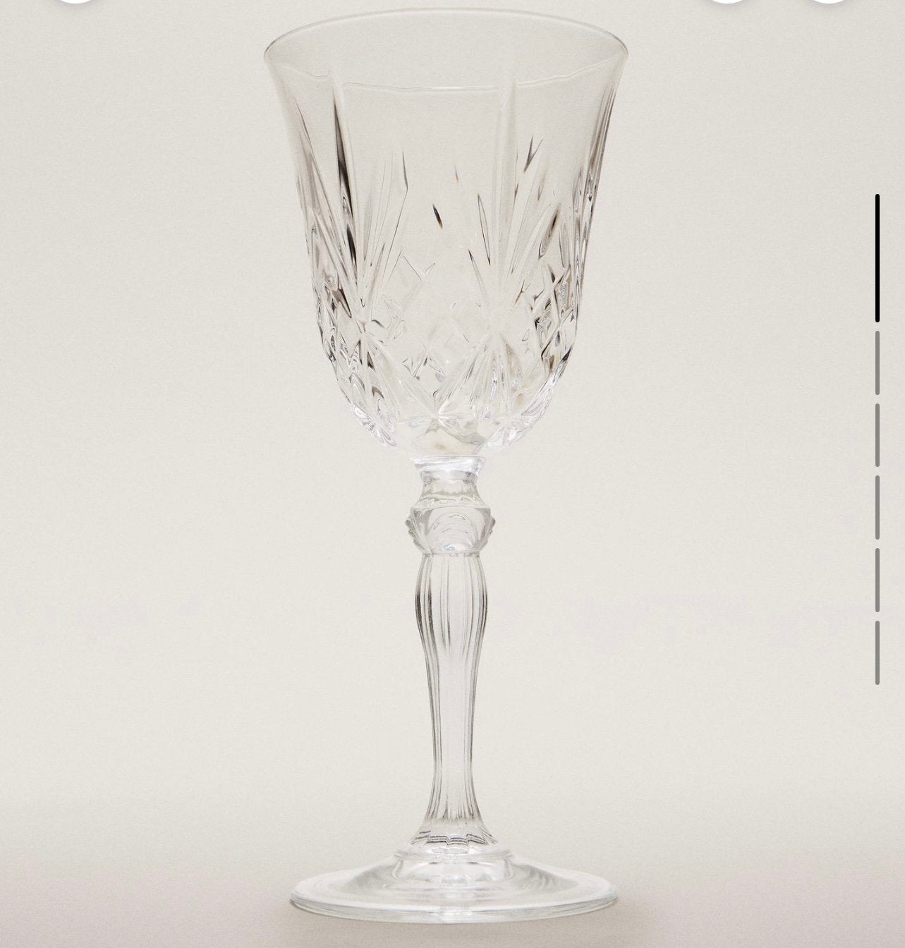 12 kristallen wijnglazen zara home NIEUW, nooit gebruikt, Verzamelen, Glas en Borrelglaasjes, Ophalen, Nieuw, Overige typen