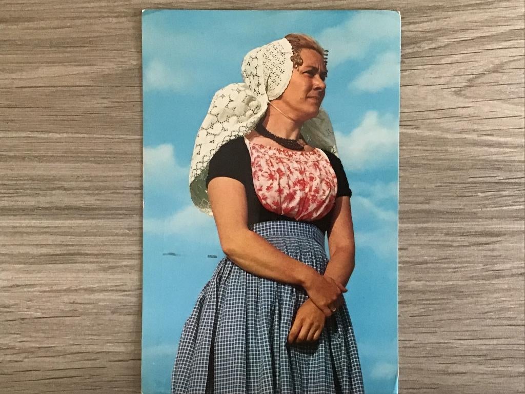 Domburg Zeeuws Meisje 1960, Verzenden, 1940 tot 1960, Gelopen, Zeeland