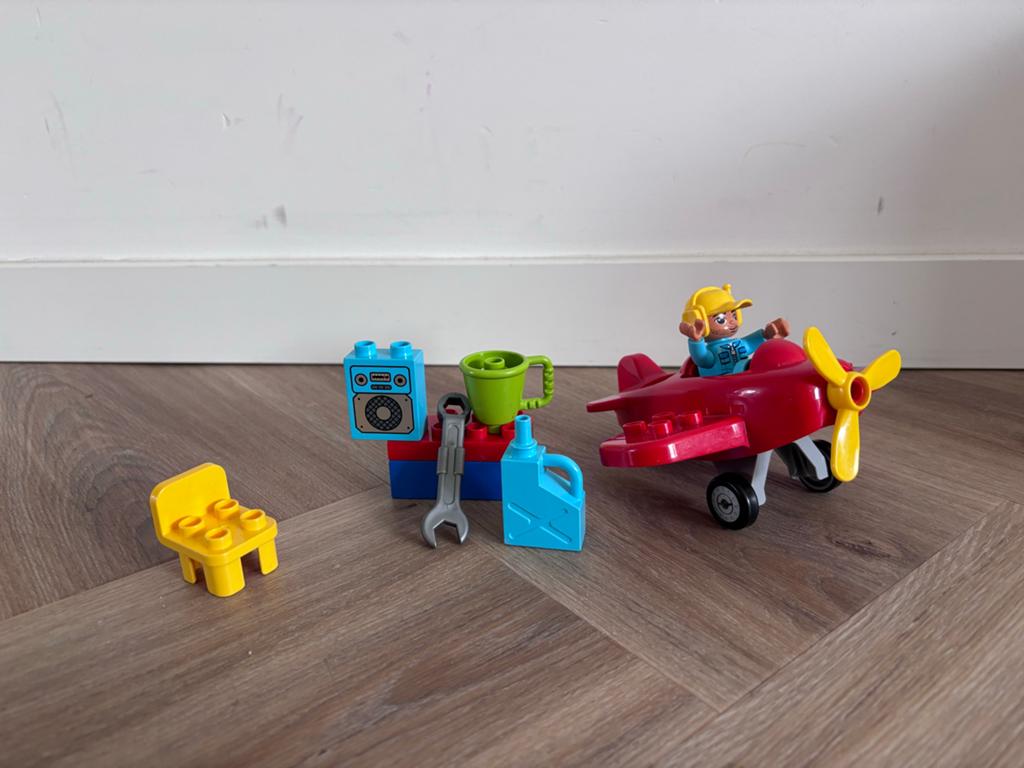 Lego Duplo Vliegtuig 10908, Ophalen, Zo goed als nieuw, Compleet, Duplo