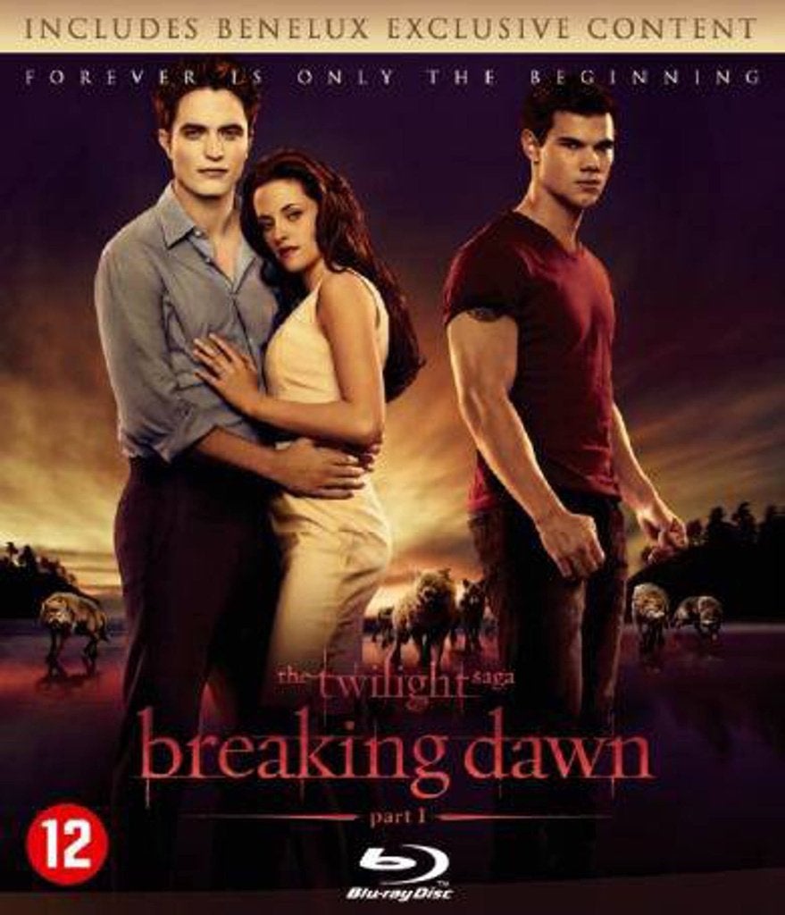 twilight saga breaking dawn part 1 blu-ray + dvd, Engels, Nederlands, Science Fiction en Fantasy, Ophalen of Verzenden