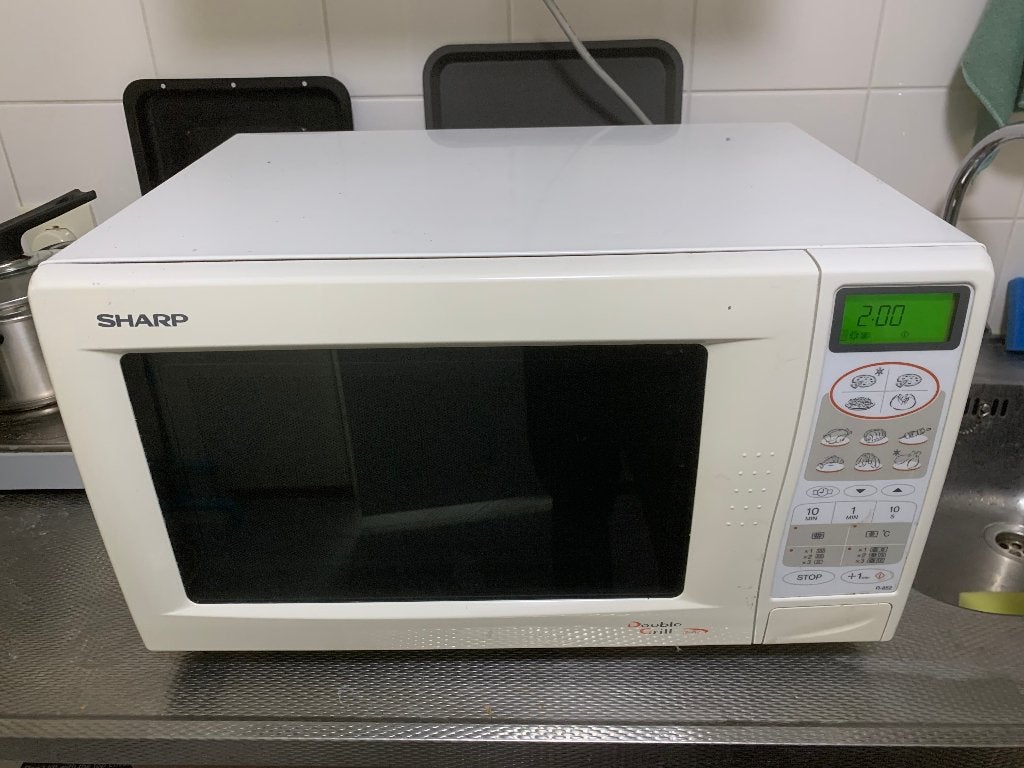 Sharp R-852 combimagnetron / combination microwave oven, Witgoed en Apparatuur, Magnetrons, Gebruikt, Vrijstaand, Combimagnetron