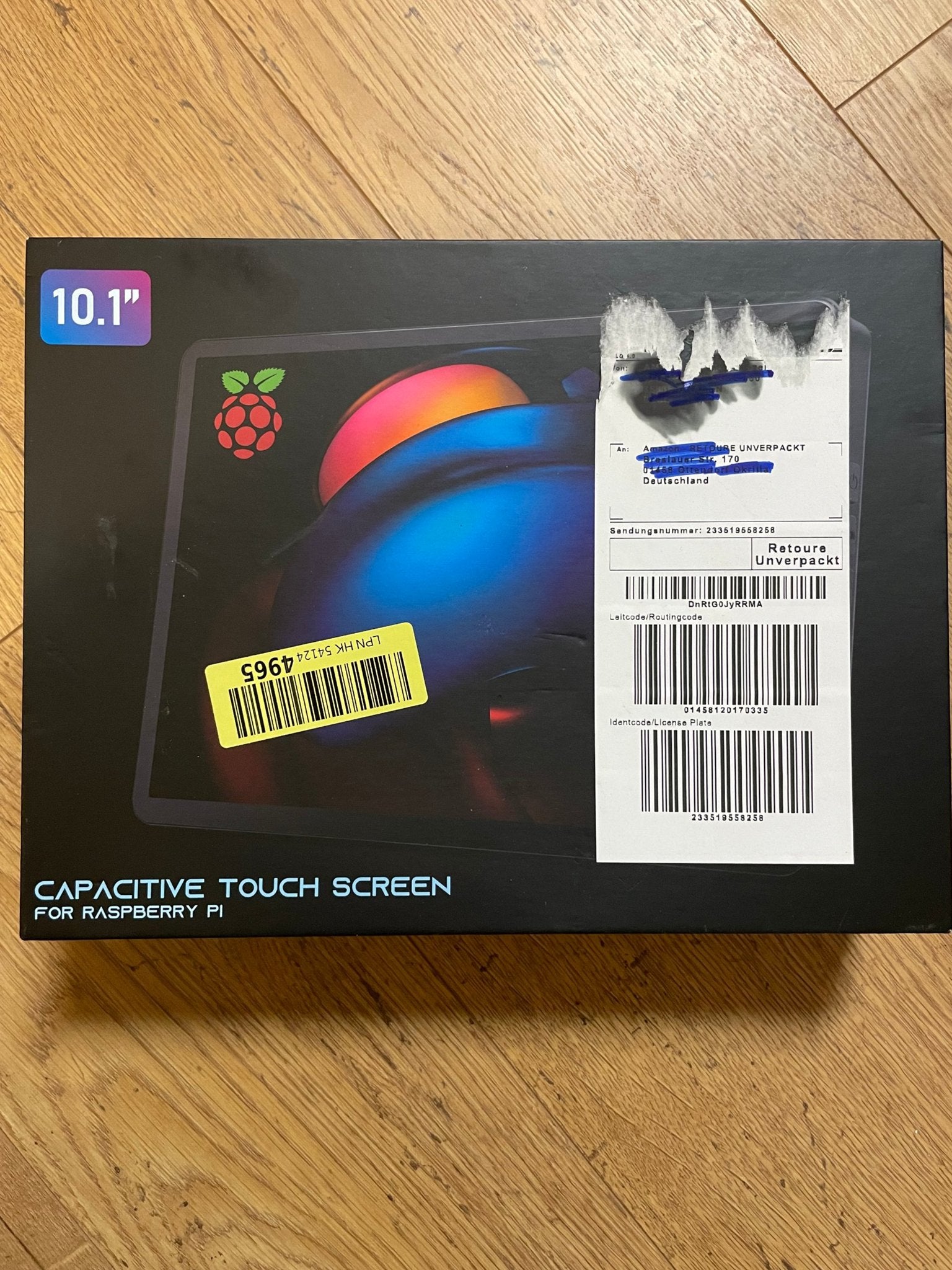 ROADOM 10.1 Inch Capacitief Touchscreen voor Raspberry Pi (5, Nieuw, Ophalen of Verzenden, Onbekend, Raspberry Pi