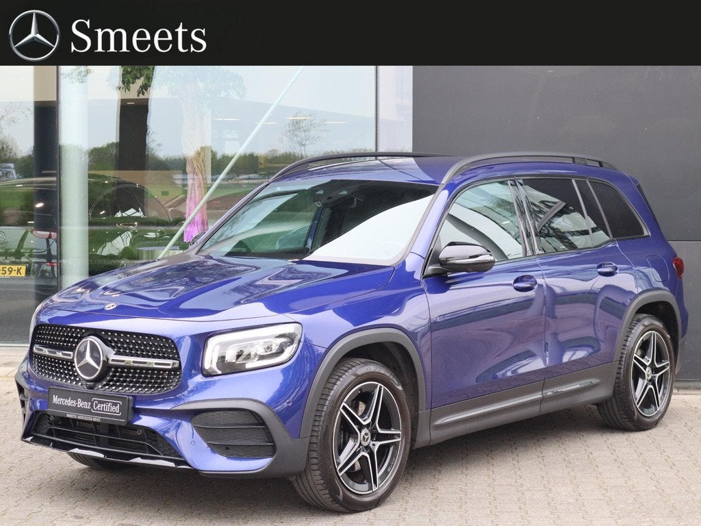 Mercedes-Benz GLB GLB 200 AMG line, Auto's, 12 maanden, Stof, 4 cilinders, Blauw