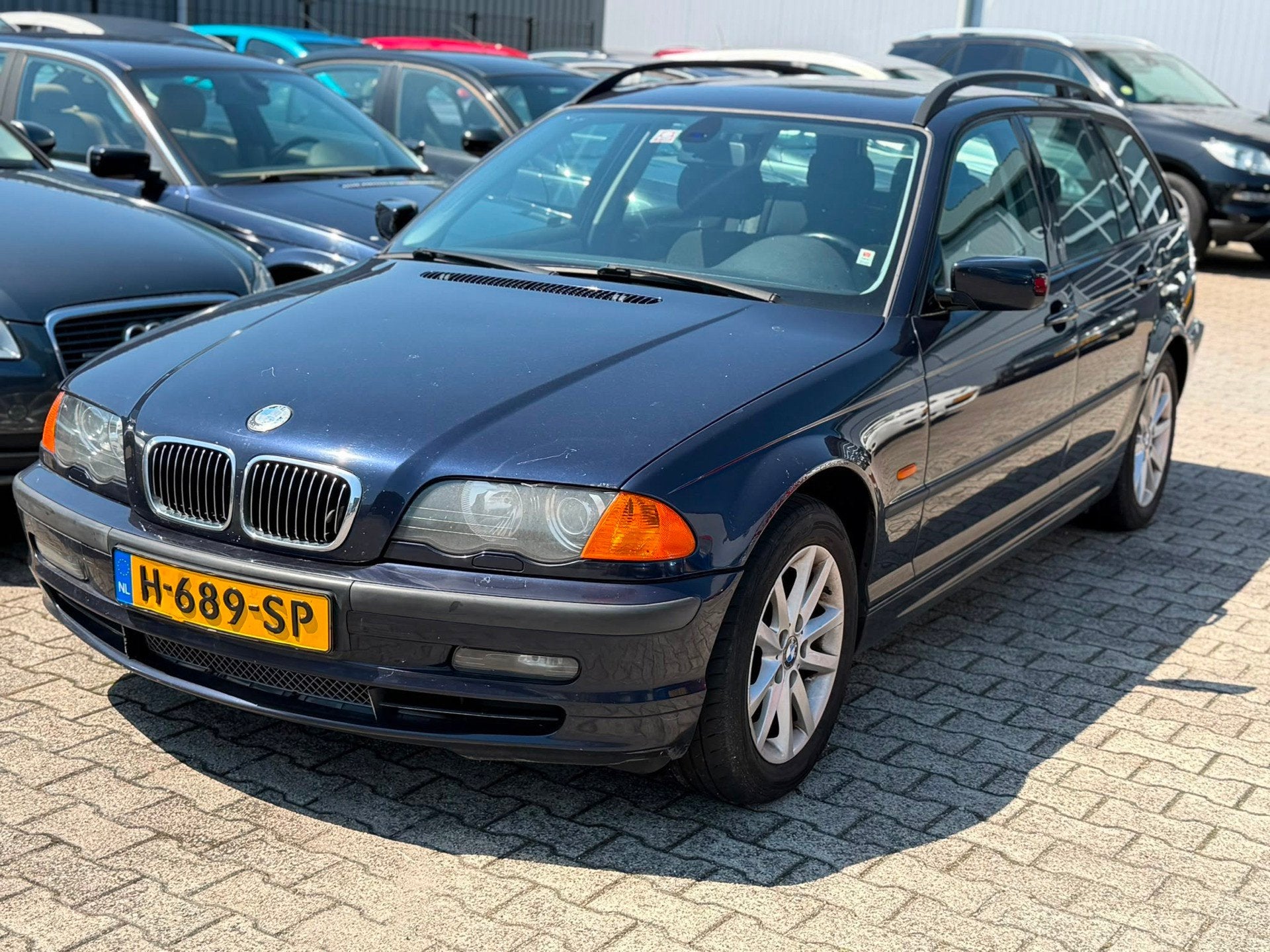 BMW 3-serie Touring 328i Automaat 6-Cilinder Airco, Auto's, BMW, Automaat, Gebruikt, Blauw, 1465 kg