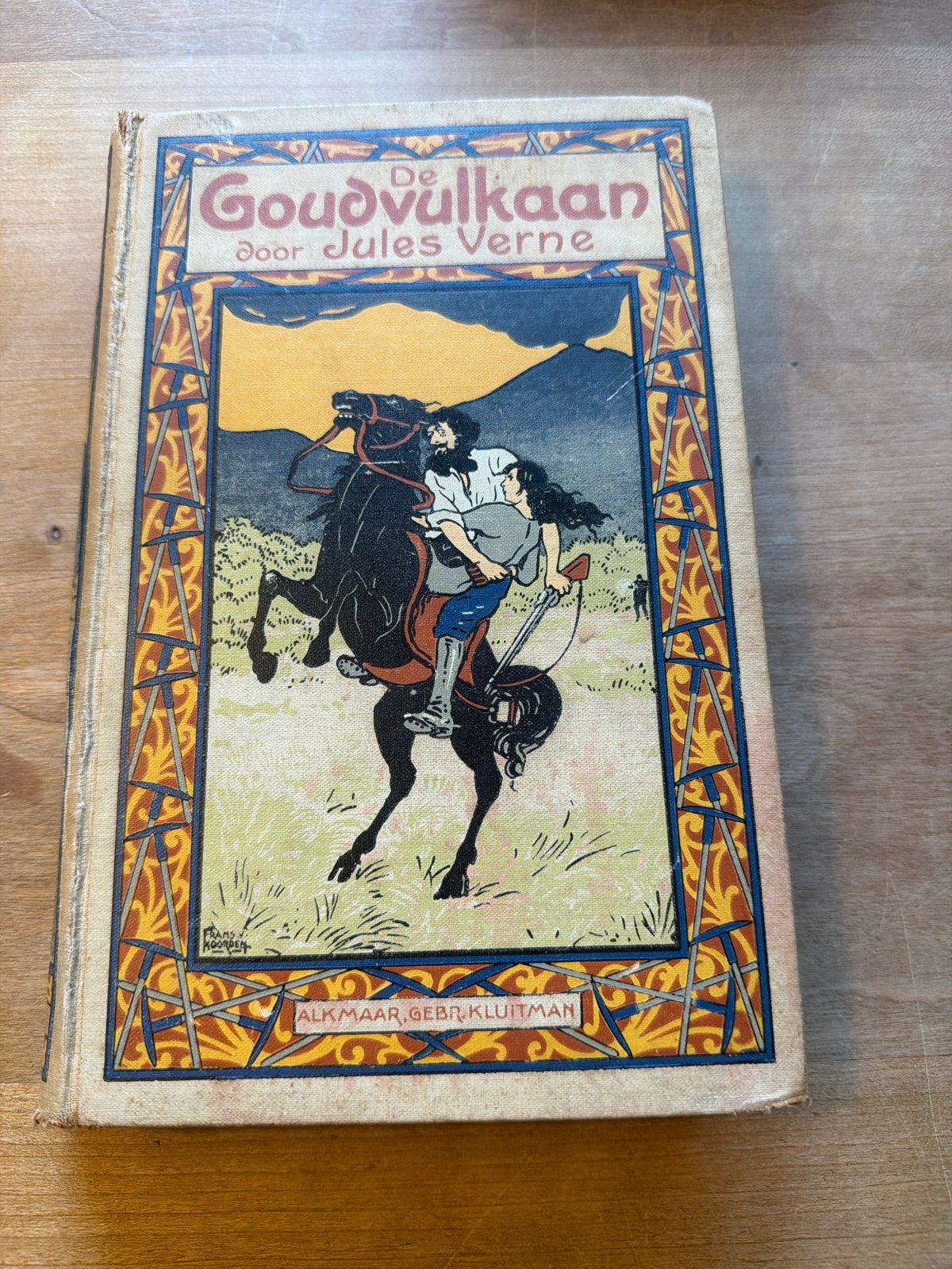 De Goudvulkaan - Jules Verne (Oude Uitgave), Ophalen of Verzenden, Gelezen