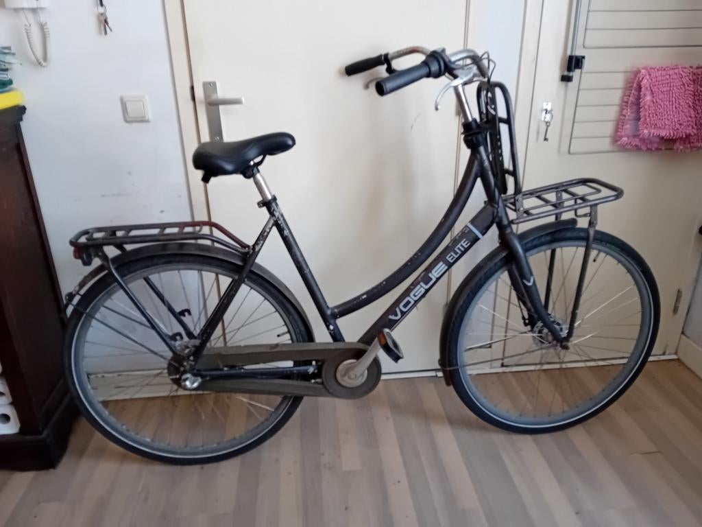 Vogue Elite Damesfiets met voordrager 28inch, Velgrem, 50 tot 53 cm, Ophalen, Overige merken
