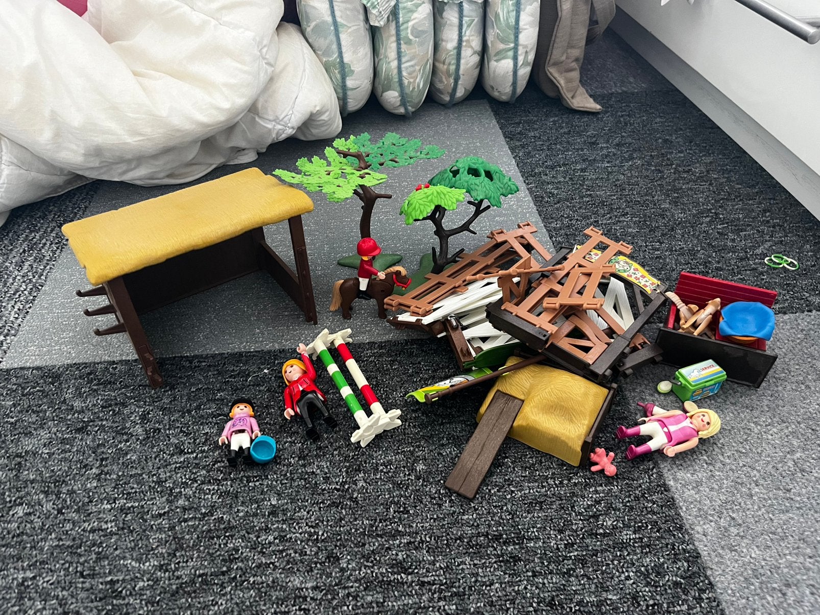 Playmobil paardenspullen, Ophalen of Verzenden, Zo goed als nieuw