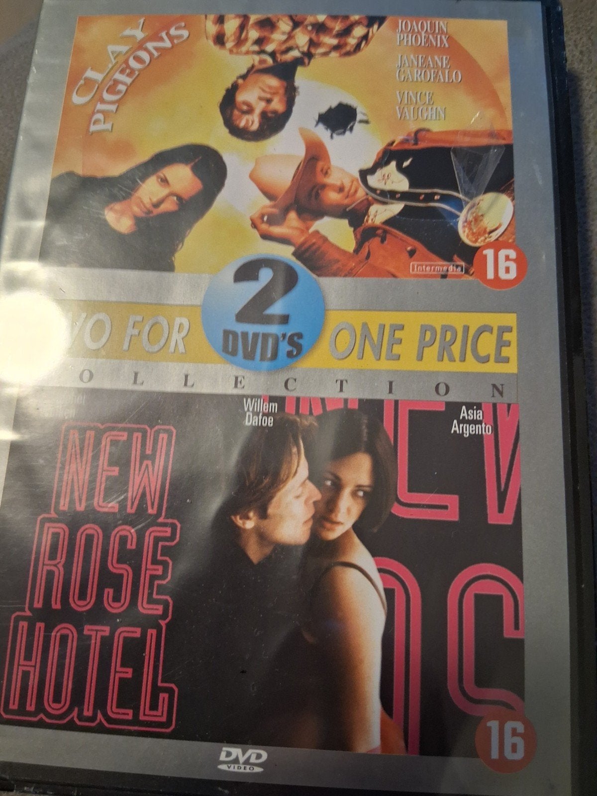 Clay Pigeons / New Rose Hotel DVD (2 films voor 1 prijs nie), Vanaf 16 jaar, Ophalen of Verzenden, Gebruikt, Actiethriller