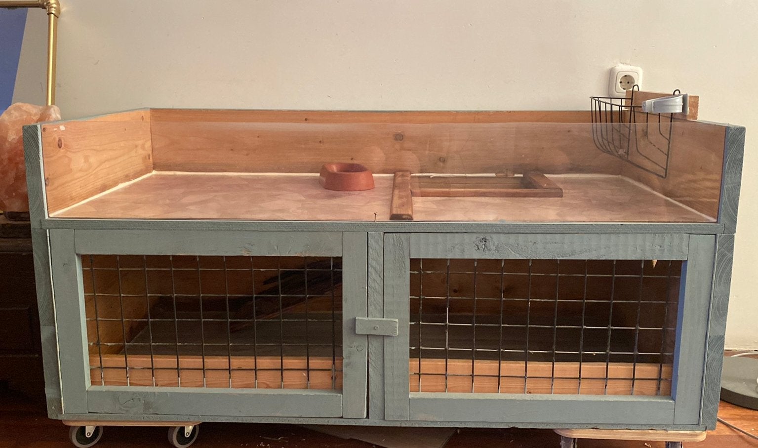 Caviahok | 2 verdiepingen | 129 x 60 cm | 2-3 cavia’s | hout, Dieren en Toebehoren, Knaagdieren en Konijnen | Hokken en Kooien