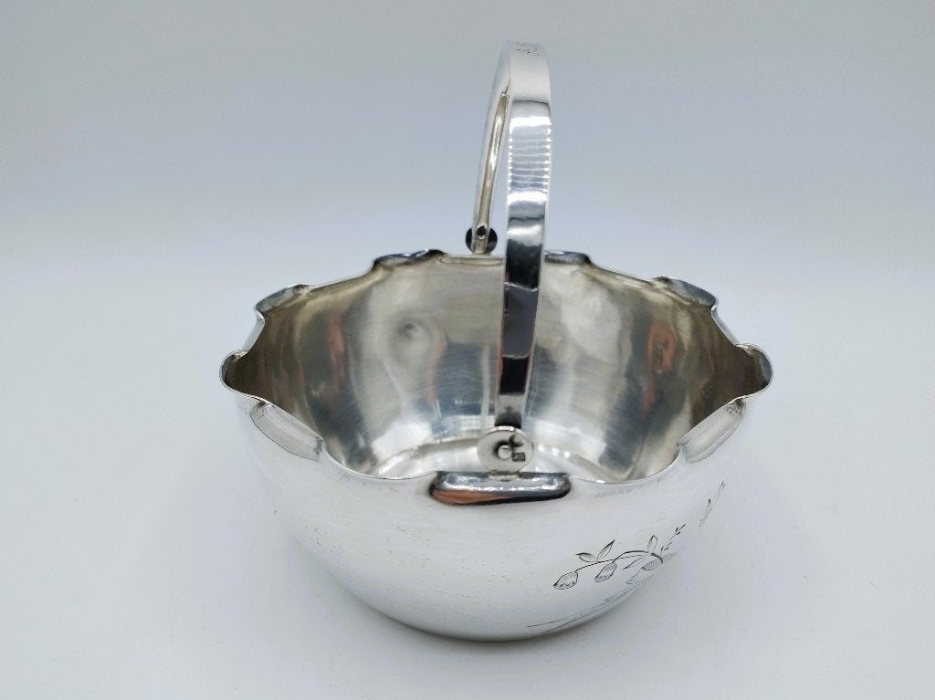 Zilveren kaviaarschaal, I.P. Prokofiev, Moskou, ca. 1900, Verzenden, Zilver