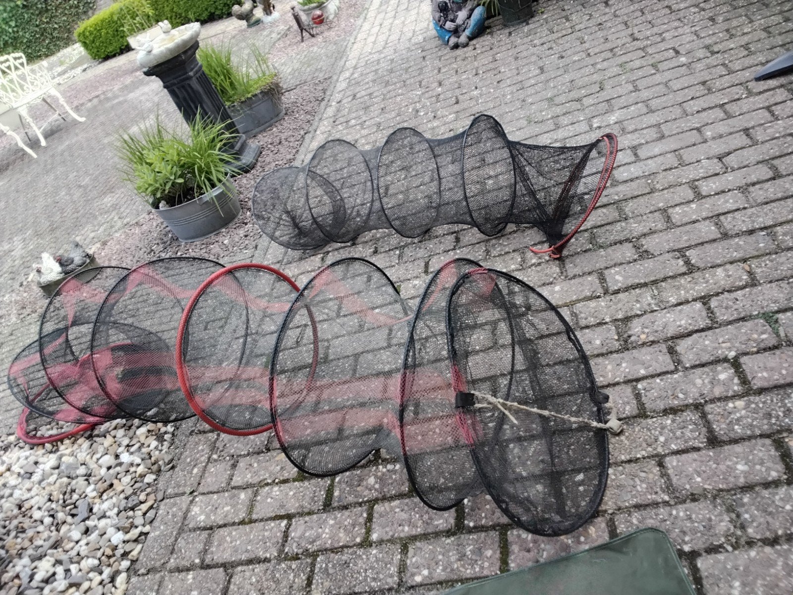 2 hele grote leefnetten incl opbergtas, Ophalen of Verzenden