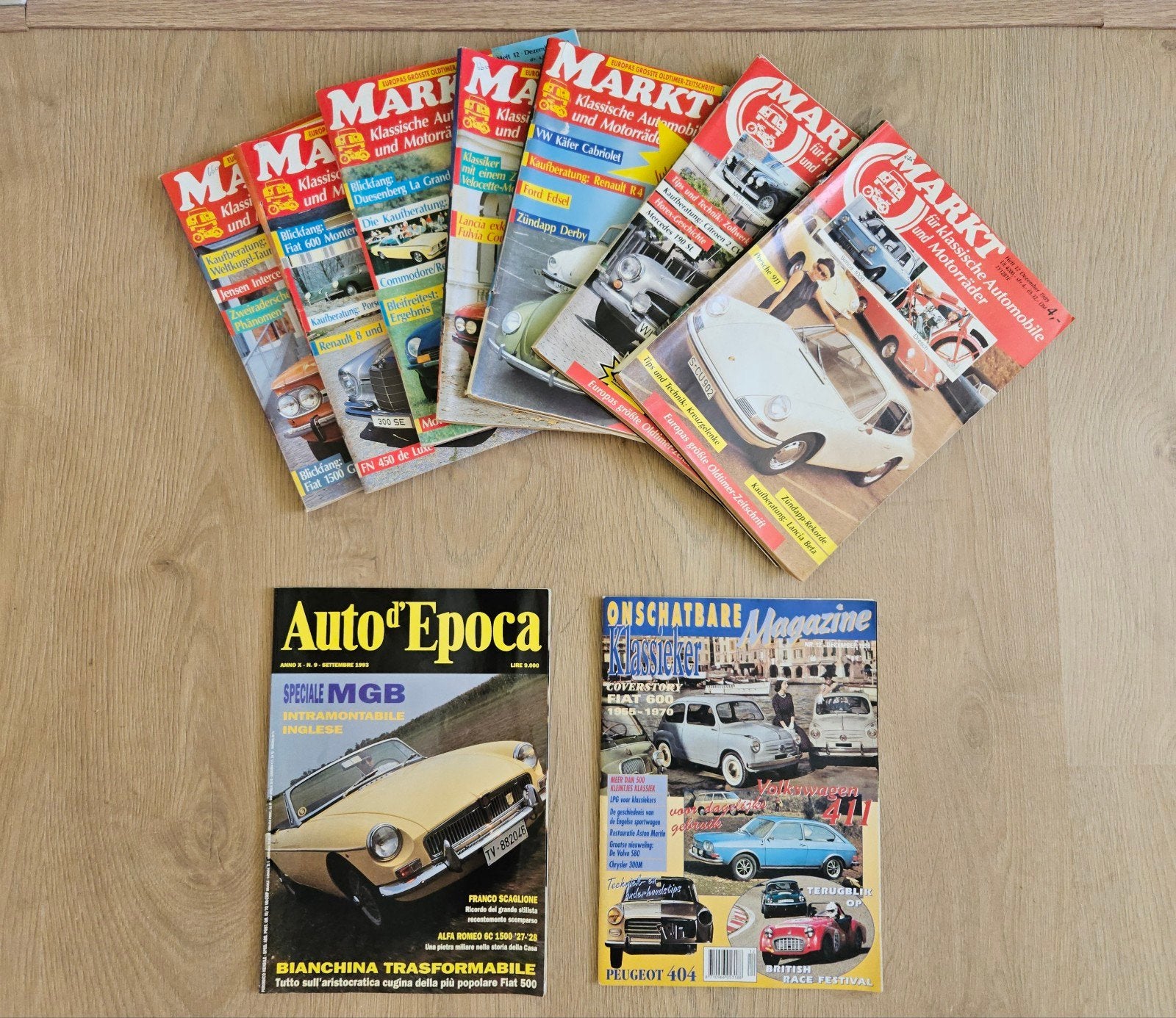 Tijdschriften Klassieke Auto's: 7x Markt (DE), Ophalen of Verzenden, Gelezen, Algemeen