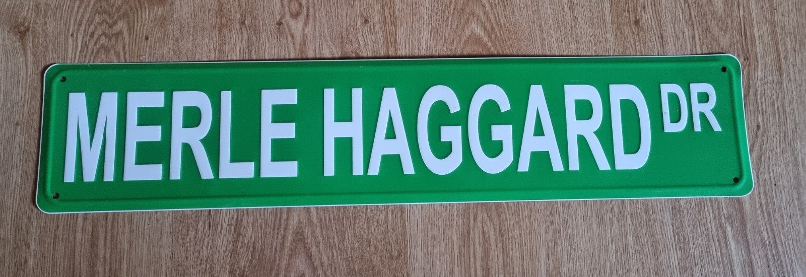 Merle Haggard straatnaambord USA, Ophalen of Verzenden, Zo goed als nieuw, Overige typen