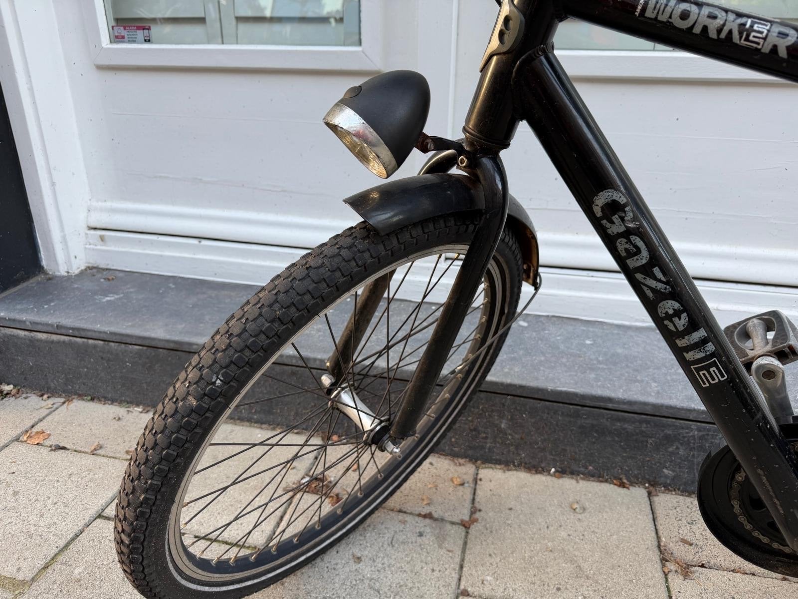 Gazelle Worker Stadsfiets - Zwart, Terugtraprem, Gebruikt, Versnellingen, Ophalen