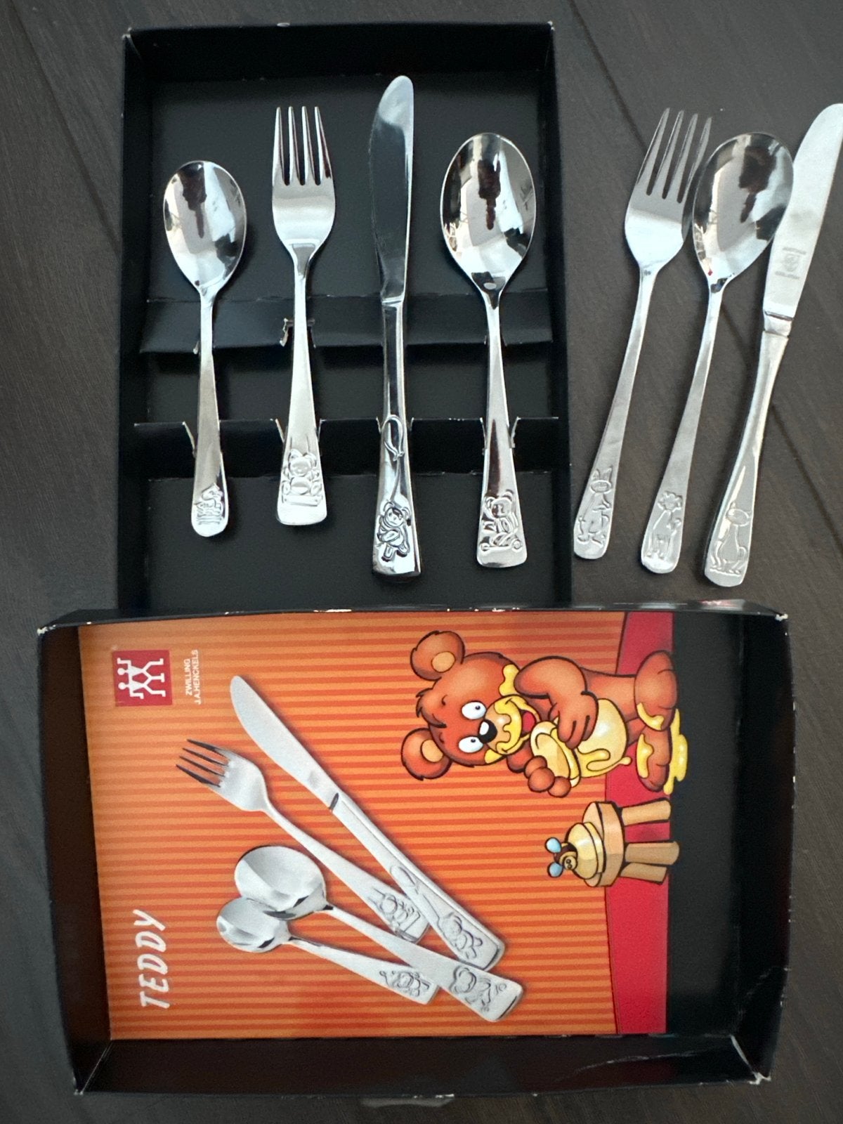 Twee kinderbesteksets, Bestekset, Overige typen, Ophalen of Verzenden, Zo goed als nieuw
