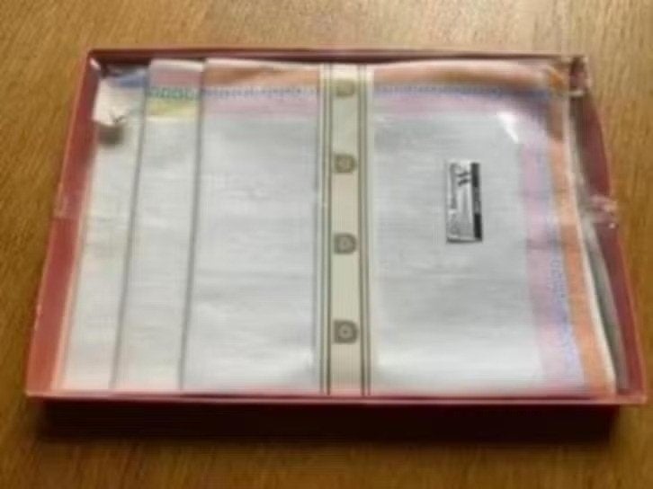 Vintage zakdoekjes merk :Maco, Antiek en Kunst, Ophalen of Verzenden